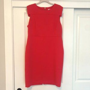 Calvin Klein Coral Sleeveless Dress